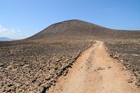 The island of Lobos in Fuerteventura. La Caldera. Click to enlarge the image in Adobe Stock (new tab).