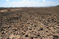 The island of Lobos in Fuerteventura. The Malpais. Click to enlarge the image in Adobe Stock (new tab).
