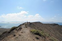 The island of Lobos in Fuerteventura. The top of the Caldera. Click to enlarge the image in Adobe Stock (new tab).
