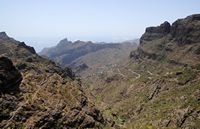 The village of Masca in Tenerife. From the road to Santiago del Teide. Click to enlarge the image in Adobe Stock (new tab).