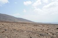 The village of Morro del Jable in Fuerteventura. Morro Jable seen west of the peninsula Jandía. Click to enlarge the image in Adobe Stock (new tab).