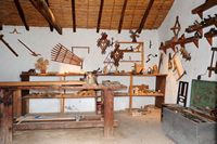 The village of Tefía in Fuerteventura. Alcogida, home workshop 5. Click to enlarge the image in Adobe Stock (new tab).