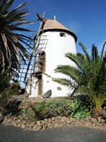 The village of Tiagua in Lanzarote. male Moulin dela agricultural villa. Click to enlarge the image in Adobe Stock (new tab).