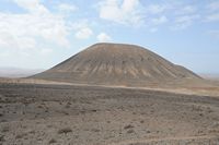 The village of Tindaya in Fuerteventura. La Montaña Quemada. Click to enlarge the image in Adobe Stock (new tab).