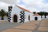The village of Tindaya in Fuerteventura. The Church of Our Lady of Charity. Click to enlarge the image in Adobe Stock (new tab).