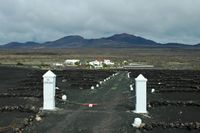 The village of Uga in Lanzarote. The area of ​​El Tablero in Uga. Click to enlarge the image in Adobe Stock (new tab).