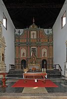 The town of Antigua in Fuerteventura. The heart of the Church of Our Lady of La Antigua. Click to enlarge the image in Adobe Stock (new tab).