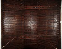 The town of Antigua in Fuerteventura. The church ceiling Our Lady of La Antigua. Click to enlarge the image in Adobe Stock (new tab).