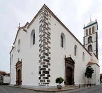 The town of Garachico in Tenerife. Santa Ana Church. Click to enlarge the image in Adobe Stock (new tab).