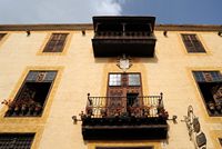 The town of La Orotava in Tenerife. Casa Ponte Fonte. Click to enlarge the image in Adobe Stock (new tab).