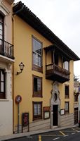 The town of La Orotava in Tenerife. Victoria Hotel. Click to enlarge the image in Adobe Stock (new tab).