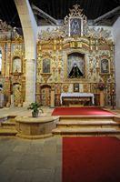 The town of Pájara in Fuerteventura. The choir of the nave of the Epistle of the Church of Our Lady. Click to enlarge the image in Adobe Stock (new tab).
