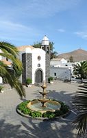 The town of San Bartolomé in Lanzarote. The Church of St. Bartholomew. Click to enlarge the image in Adobe Stock (new tab).