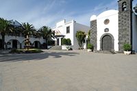 The town of San Bartolomé in Lanzarote. The Church of St. Bartholomew. Click to enlarge the image in Adobe Stock (new tab).