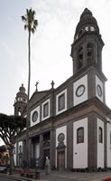 The town of San Cristóbal de la Laguna in Tenerife. Iglesia de los Remedios. Click to enlarge the image in Adobe Stock (new tab).