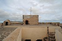 Castle St. Barbara in Teguise in Lanzarote. The deck. Click to enlarge the image in Adobe Stock (new tab).