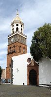 La ville de Teguise à Lanzarote. L'église Notre-Dame de Guadeloupe. Cliquer pour agrandir l'image dans Adobe Stock (nouvel onglet).