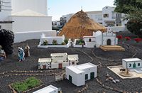 The town of Tías in Lanzarote. Crib with Timanfaya and Our Lady of Candlemas. Click to enlarge the image in Adobe Stock (new tab).