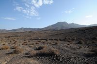 The town of Tuineje in Fuerteventura. Los Cuchillos of Vigán. Click to enlarge the image in Adobe Stock (new tab).