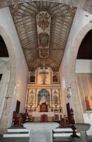 The town of Yaiza in Lanzarote. Church Choir Our Lady of Remedies. Click to enlarge the image in Adobe Stock (new tab).