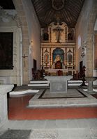 The town of Yaiza in Lanzarote. Church Choir Our Lady of Remedies. Click to enlarge the image in Adobe Stock (new tab).