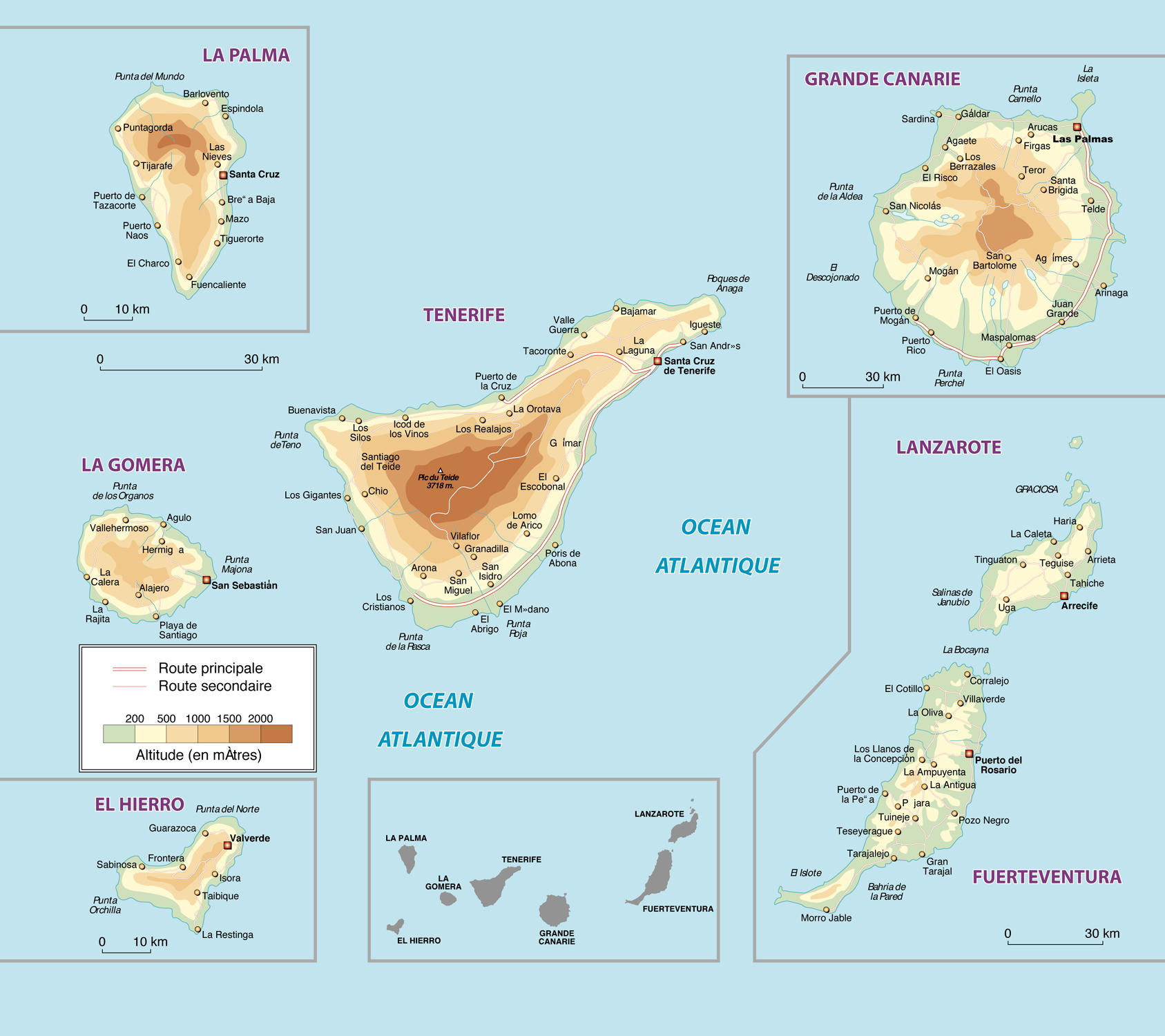 Archipel Iles Canaries   Geographie 001 