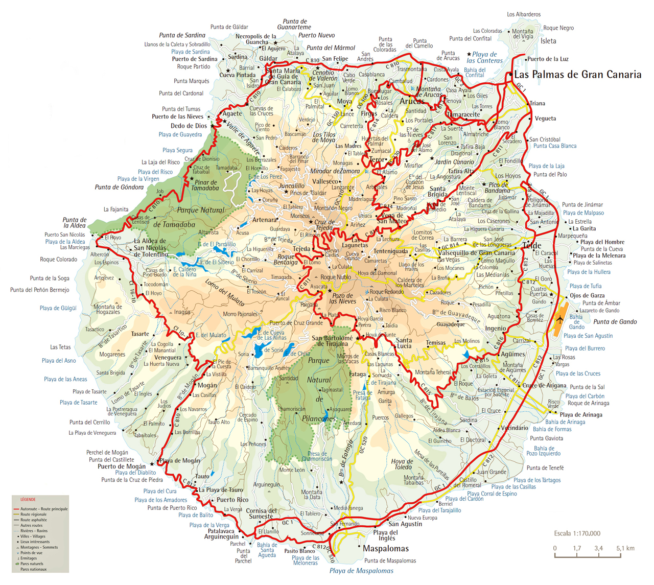 Click on active areas to reach places