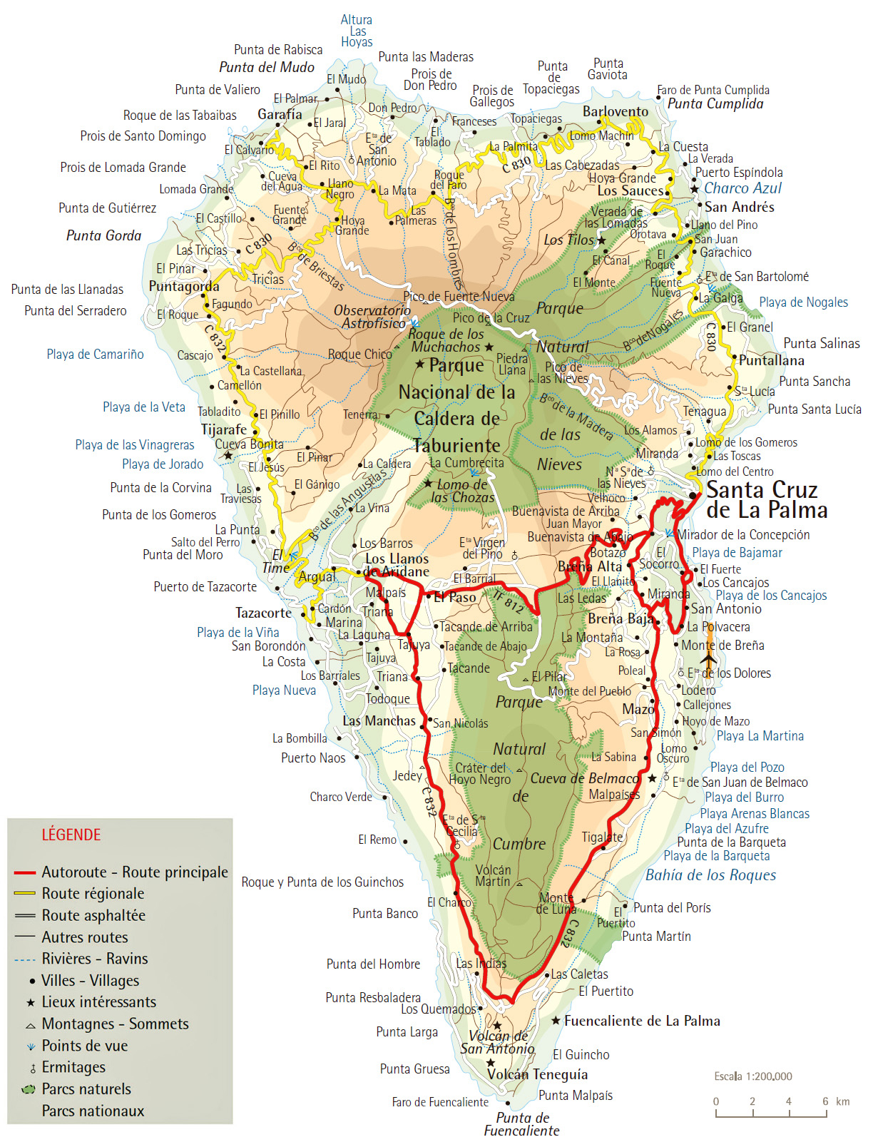 Click on active areas to reach places