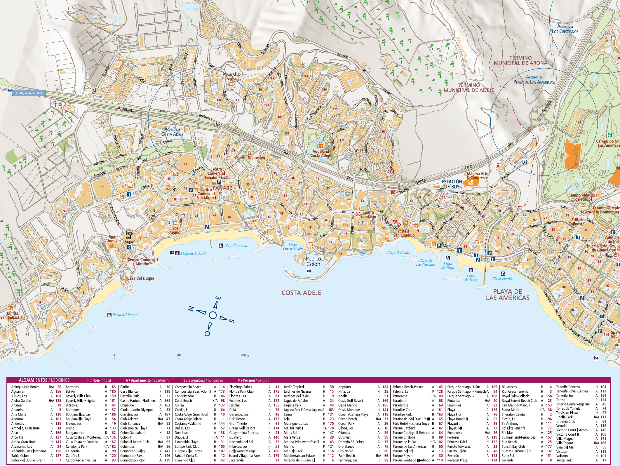 Click on active areas to reach places