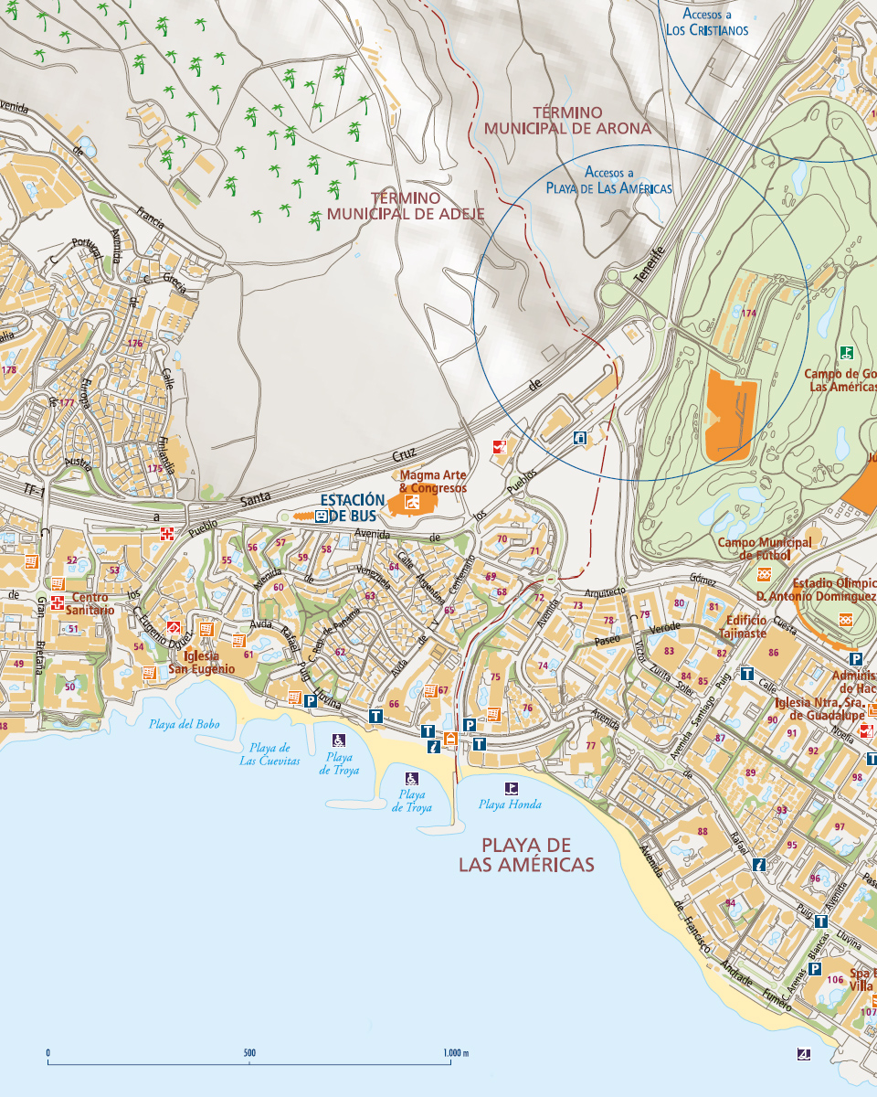 Click on active areas to reach places