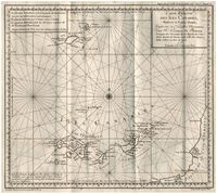The history of the Canary Islands. Fleurieu Card 1772. Click to enlarge the image.