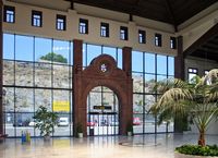 The island of La Gomera in the Canary Islands. the island of La Gomera Airport. Click to enlarge the image.