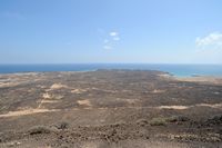 The island of Lobos in Fuerteventura. El Puertito seen from the Caldera. Click to enlarge the image.