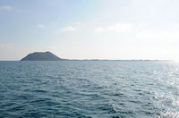 The island of Lobos in Fuerteventura. South Coast. Click to enlarge the image.