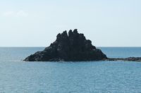 The island of Lobos in Fuerteventura. Los Roques del Puertito. Click to enlarge the image.