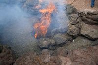 The Timanfaya National Park in Lanzarote. Click to enlarge the image.