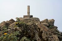 The Jandía Natural Park in Fuerteventura. the summit of Pico de la Zarza (Dreizung author). Click to enlarge the image.