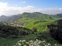 Le parc rural d'Anaga à Ténériffe. Près d'Igueste de San Andrés. Cliquer pour agrandir l'image.