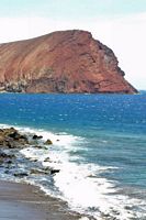 The village of Los Abrigos in Tenerife. La Punta Roja. Click to enlarge the image.