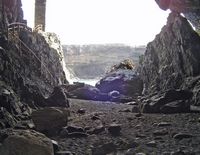 The village and the natural monument of Ajuy in Fuerteventura. The main cave Ajuy (Wollex author). Click to enlarge the image.