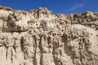 The village and the natural monument of Ajuy in Fuerteventura. Fossil Dunes (author Frank Vincentz). Click to enlarge the image.