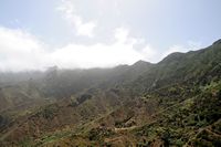 Le village d'Almáciga à Ténériffe. Barranco de Almáciga. Cliquer pour agrandir l'image.