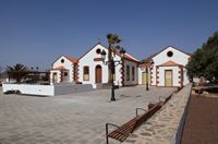 The village of La Ampuyenta Fuerteventura. Hospital Doctor Mena (author Frank Vincentz). Click to enlarge the image.