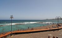 The village of Bajamar in Tenerife. Natural Swimming Pools. Click to enlarge the image.