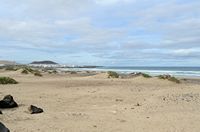 The village of La Caleta de Famara in Lanzarote. Famara Beach. Click to enlarge the image.