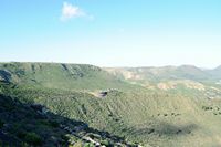 The Caleta de Famara village in Lanzarote. The Risco de Famara seen from the viewpoint of Haría. Click to enlarge the image.