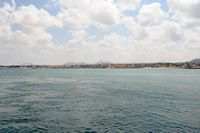 The village of Corralejo in Fuerteventura. The beaches of the city. Click to enlarge the image.