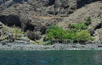 The village of Masca in Tenerife. Barranco Beach Masca. Click to enlarge the image.