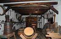The village of Masdache in Lanzarote. Cooperage Museum El Grifo. Click to enlarge the image.