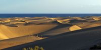The village of Maspalomas in Gran Canaria. Dunes. Click to enlarge the image.